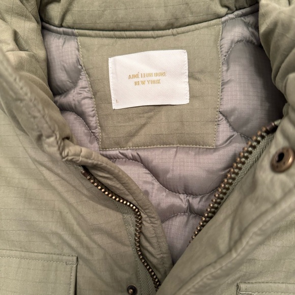 Aime Leon Dore Green Puffer Jacket - Picture 4 of 8